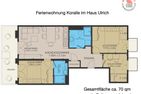  Ulrich Whg. Koralle Kaiserstraße, Nordstrand - Grundriss