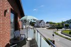 Ferienhaus Brandt Ferienhaus Brandt Appartement 1 Fischers Beach Haffkrug - Balkon