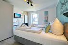 Ferienhaus Brandt Ferienhaus Brandt Appartement 1 Fischers Beach Haffkrug - Schlafzimmer