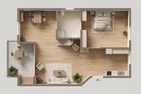 Seeblick Anlage App. Meerchen Koserow - Grundriss