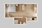 Green Village Ferienwohnung Igelnest Benz - Grundriss