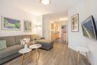 Seeblick Anlage App. Oberdeck Koserow - Wohnzimmer