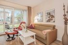 Seeblick Anlage Fewo Unterdeck Koserow - Wohnzimmer
