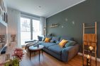  Ferienwohnung Haffhafen Zirchow An der Haffküste - Wohnzimmer