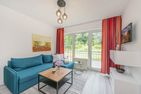  Ferienwohnung Kranich Heringsdorf - Wohnzimmer