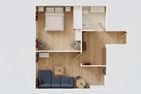  Ferienwohnung Kranich Heringsdorf - Grundriss