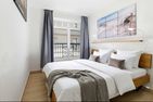  Ferienwohnung Küstenkind direkt am Strand, modern eingerichtet mit Meerblick Bansin - Schlafzimmer