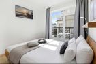  Ferienwohnung Küstenkind direkt am Strand, modern eingerichtet mit Meerblick Bansin - Schlafzimmer