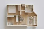  Ferienwohnung Küstenkind direkt am Strand, modern eingerichtet mit Meerblick Bansin - Grundriss