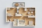  Ferienwohnung Ostseetraum Kölpinsee - Grundriss