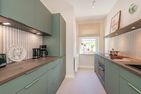  Ferienwohnung Sonnenland mit 2 Bädern, modern eingerichtet & nur 300 Meter zum Strand Ahlbeck - Küche / Küchenzeile