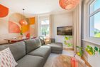  Ferienwohnung Sonnenland mit 2 Bädern, modern eingerichtet & nur 300 Meter zum Strand Ahlbeck - Wohnzimmer