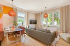  Ferienwohnung Sonnenland mit 2 Bädern, modern eingerichtet & nur 300 Meter zum Strand Ahlbeck - Wohnzimmer