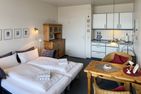 Haus Nordenlicht Ferienwohnung „Holm" Wittdün auf Amrum - Küche / Küchenzeile