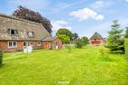  Ferienwohnung Ole - Reet und Erholung - Ringsberg bei Glücksburg Flensburger Förde - Gartenblick