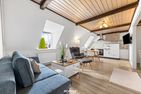  Ferienwohnung Ole - Reet und Erholung - Ringsberg bei Glücksburg Flensburger Förde - Wohnzimmer