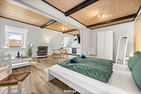  Ferienwohnung Ole - Reet und Erholung - Ringsberg bei Glücksburg Flensburger Förde - Wohnzimmer