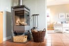  Ferienhaus Nils Holgersson Schönberg-Kalifornien Kieler Förde - Kamin-/Ofen