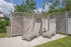  Ferienhaus Sonnendeck mit Sauna, Kamin & Terrasse für 12 Personen Ückeritz - Garten