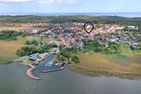  Ferienhaus Sonnendeck mit Sauna, Kamin & Terrasse für 12 Personen Ückeritz - Vogelperspektive