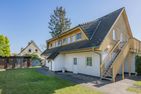  Ferienwohnung Inselnest mit Terrasse & Strandkorb - nur 500 Meter bis zum Strand Koserow - Fassade / Eingang