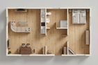 Apartment Brücke mit Garten, Sauna & Hot-Tube - nur 500 Meter zum Strand Heringsdorf - Grundriss