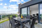  Ferienwohnung "Küstenbrise" Marina Wendtorf Kieler Förde - Terrasse