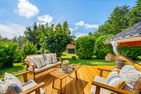  Ferienhaus Kiek in Glücksburg Flensburger Förde - Terrasse