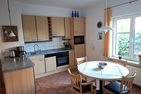  Haus Wattenblick Wohnung Austernfischer Warwerort - Küche / Küchenzeile