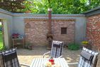  Haus Wattenblick Wohnung Lachmöwe Warwerort - Garten