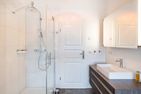  Ferienhaus Baltic Huus mit Sauna, Kamin und Sonnenterrasse Zirchow Fischerdorf - Badezimmer