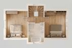  Ferienhaus Baltic Huus mit Sauna, Kamin und Sonnenterrasse Zirchow Fischerdorf - Grundriss