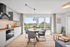  Ferienwohnung TheViewB05 Küstentraum Dagebüll Dagebüll - Küche / Küchenzeile