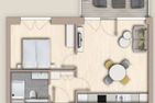  Ferienwohnung TheViewB11 Meerblick Dagebüll Dagebüll - Grundriss