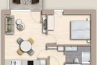  Ferienwohnung TheViewA11 Deichperle Dagebüll Dagebüll - Grundriss