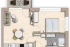  Ferienwohnung TheViewA06 Inselblick Dagebüll Dagebüll - Grundriss