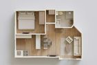  Ferienwohnung Küstenkind strandnah, modern eingerichtet mit Meerblick Bansin - Grundriss