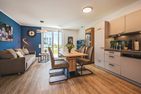  Ferienwohnung Otterhöhle mit Fitness-, Sauna und Kinderspielbereich. Zirchow An der Haffküste - Wohnzimmer
