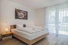  Ferienwohnung Otterhöhle mit Fitness-, Sauna und Kinderspielbereich. Zirchow An der Haffküste - Schlafzimmer