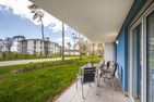  Ferienwohnung Otterhöhle mit Fitness-, Sauna und Kinderspielbereich. Zirchow An der Haffküste - Terrasse