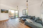  Ferienhaus "Haffhus" mit Balkon, Terrasse und 2 Bädern Achterland - Wohnzimmer
