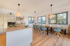  Ferienhaus "Haffhus" mit Balkon, Terrasse und 2 Bädern Achterland - Küche / Küchenzeile