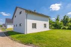 Ferienhaus "Haffhus" mit Balkon, Terrasse und 2 Bädern Achterland - Fassade / Eingang