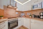 Villa Luna Ferienwohnung Achterdeck nur 50 Meter zum Strand mit Sonnenterrasse Ahlbeck - Küche / Küchenzeile