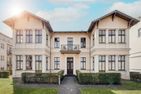 Villa Luna Ferienwohnung Achterdeck nur 50 Meter zum Strand mit Sonnenterrasse Ahlbeck - Fassade / Eingang