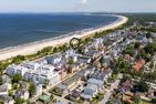 Villa Luna Ferienwohnung Achterdeck nur 50 Meter zum Strand mit Sonnenterrasse Ahlbeck - Vogelperspektive