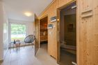 Ferienwohnung Otterhöhle mit Fitness-, Sauna und Kinderspielbereich. Zirchow An der Haffküste - Sauna