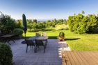 Ferienwohnpark Immenstaad am Bodensee Nurdachhaus (Typ 7) ND 01 Bodensee - Terrasse