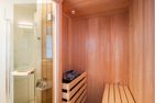  Ferienhaus Haff-Sommer mit Kamin, Sauna und Terrasse Zirchow Fischerdorf - Sauna