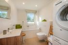  Ferienhaus Haff-Liebe mit Sauna, Kamin und Sonnenterrasse Zirchow Fischerdorf - Badezimmer